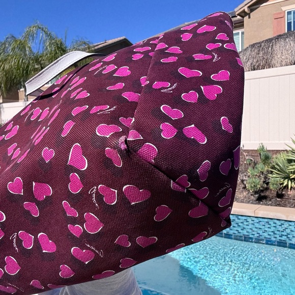 Gucci Heart Tote Limited Edition bordeaux and pink with COA - Picture 15 of 17